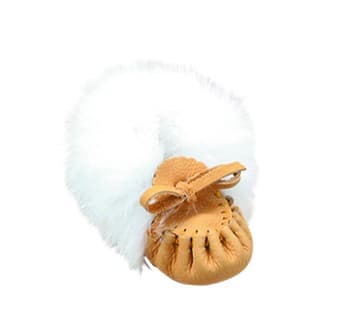 Mocassins Bébé Collet Fourrure Semelle Intérieure