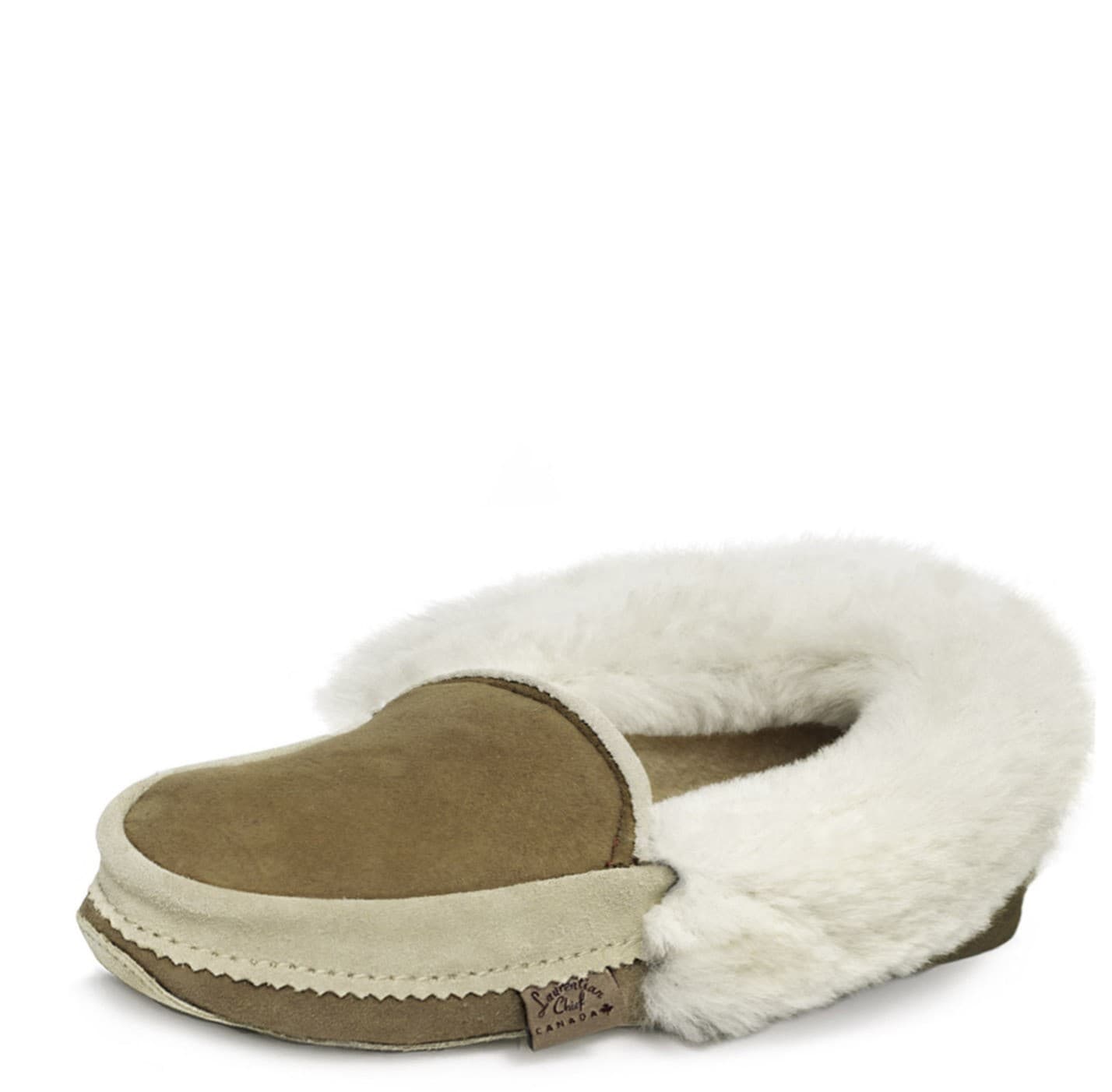 Pantoufle Collet Mouton Renversé  Semelle  Double